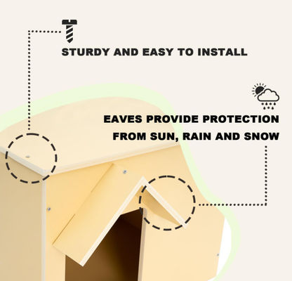 Hot Selling Outdoor Waterproof Feral Cat Shelter Wooden Stray Cat Condo Cat Houses
