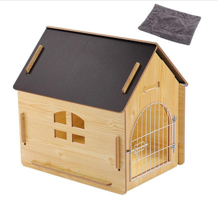 Hot Selling Indoor and Outdoor Breathable Dog Crate Wooden Pet House With Roof for Dogs