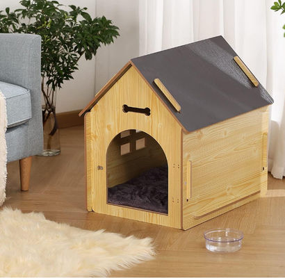 Hot Selling Indoor and Outdoor Breathable Dog Crate Wooden Pet House With Roof for Dogs