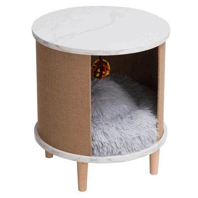 Modern Cat Furniture Small Wooden Cat House Indoor Nightstand Cat Furniture
