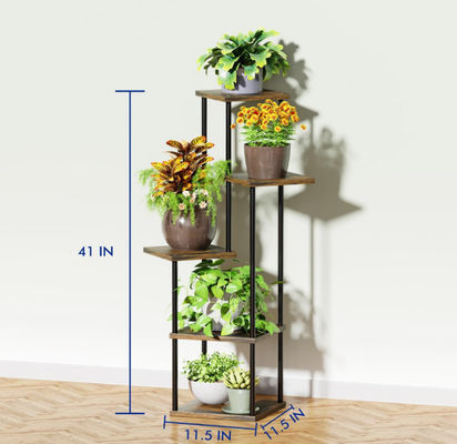 Hot Selling 5 Tiered Elegant Metal Flower Shelf Corner Plant Stand Perfect Boho Decor Plant Stand Outdoor