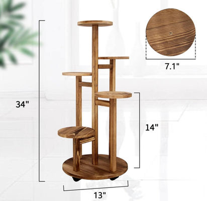 Best Selling 5 Tiered Multi-Tier Planter Pot Holder Flower Stand Plant Stands for Indoor Plants