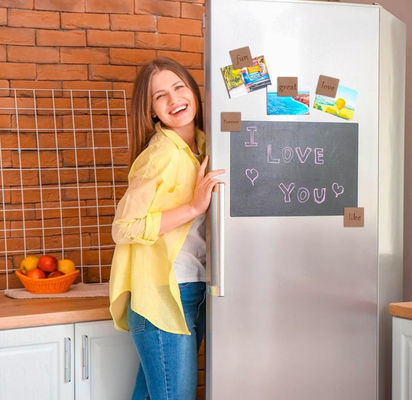Best Selling Laser Engraving Blanks 12 Pcs Decorative Wooden Customize Refrigerator Magnets