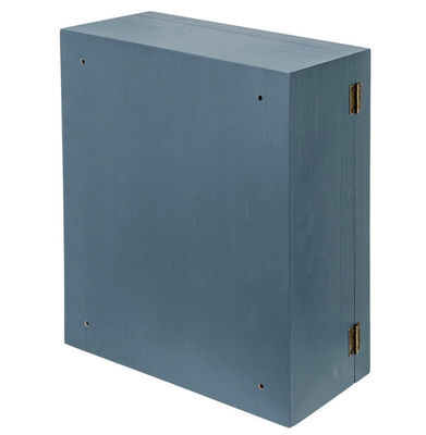 Minimalist Style 11x14 Handmade Gray Blue Solid Wood Wall Mounted Home Decorative Display Case Frame Box Shadow
