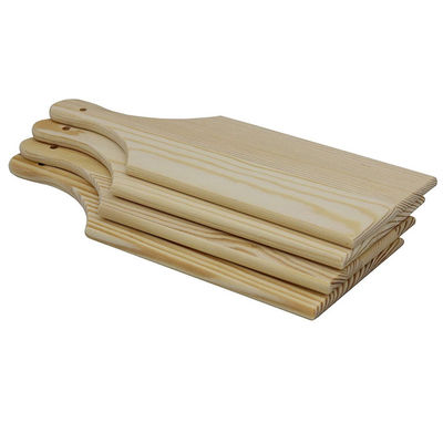 Cheap Wholesale Wood Trays Package of 4 Unfinished Wooden Mini Cutting Boards Decorating Crafting Tray