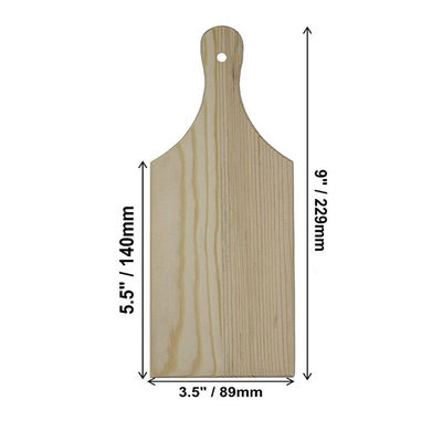 Cheap Wholesale Wood Trays Package of 4 Unfinished Wooden Mini Cutting Boards Decorating Crafting Tray